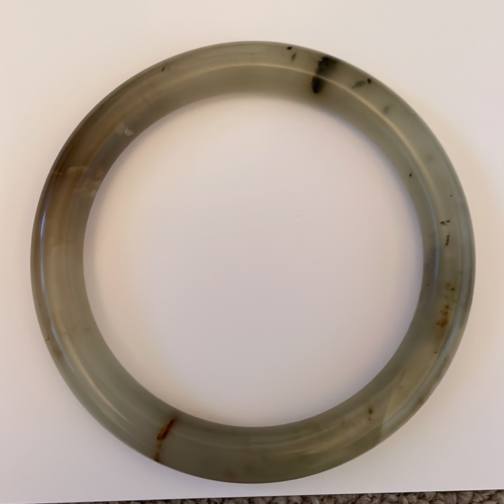 Jade Bangle Bracelet - image 3